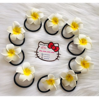 Kẹp tóc, cột tóc hoa sứ 4 cm