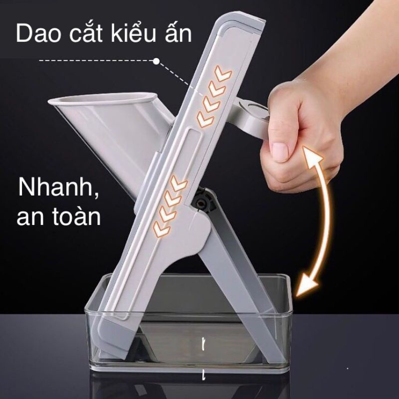 Dụng Cụ Cắt Lát Rau Củ Quả Đa Năng, thái lát mỏng thịt đông lạnh, rau củ, thái sợi