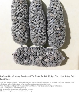 10 Túi Phân dê 10cm