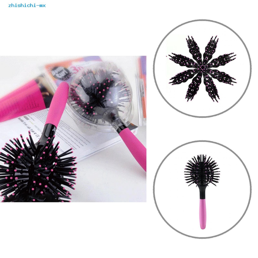 Lược Chải Tóc Xoay 360 Độ Hình Cầu 3D Zhishichi Dành Cho Salon