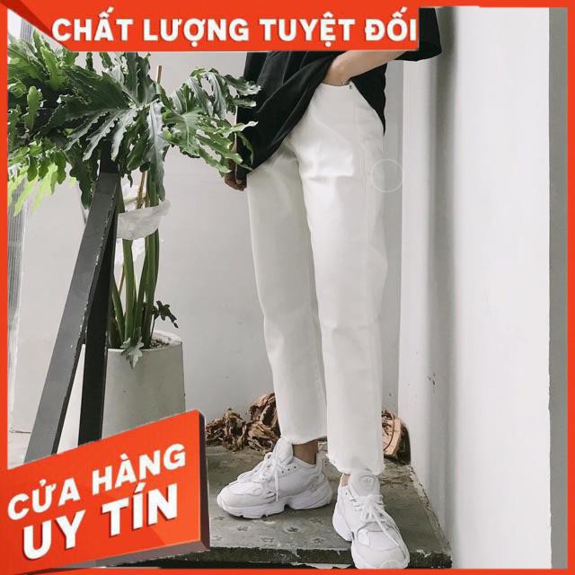 [hình thật] QUẦN JEANS ĐEN ỐNG RỘNG- shop tự chụp | WebRaoVat - webraovat.net.vn