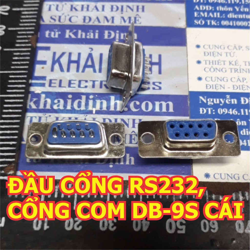 10 cái ĐẦU CỔNG RS232, CỔNG COM DB-9S DB9 DB-9 CÁI/ĐỰC (GÓI 10 CÁI) kde2187