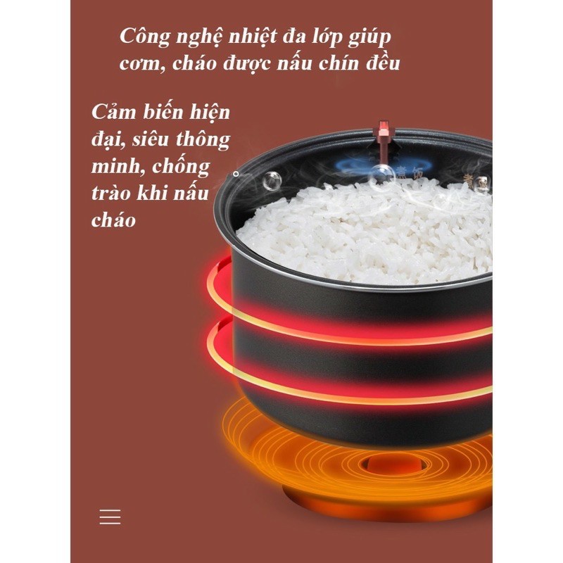 NỒI CƠM ĐIỆN ĐA NĂNG BEAR DFB-P20H1 DUNG TÍCH 2L [CMART.COM.VN]
