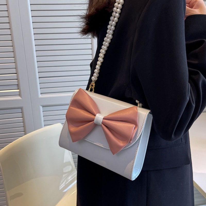 Túi xách IELGY đính nơ thời trang xinh xắn cho nữ