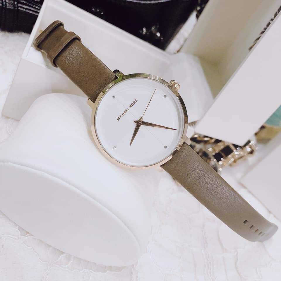 Đồng hồ nữ Micheal Kors MK2865 dây da nâu