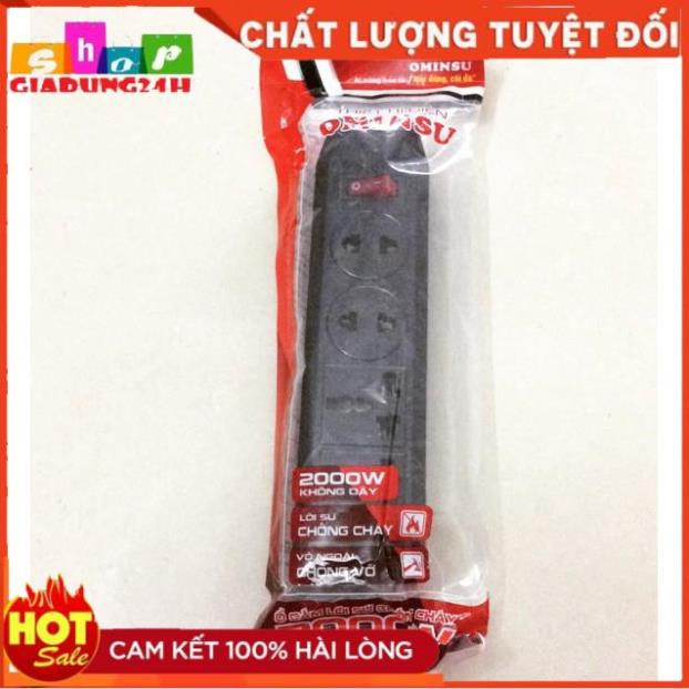 Ổ cắm 4 ổ không dây OMINSU siêu chịu tải 2000W-Giadung24h