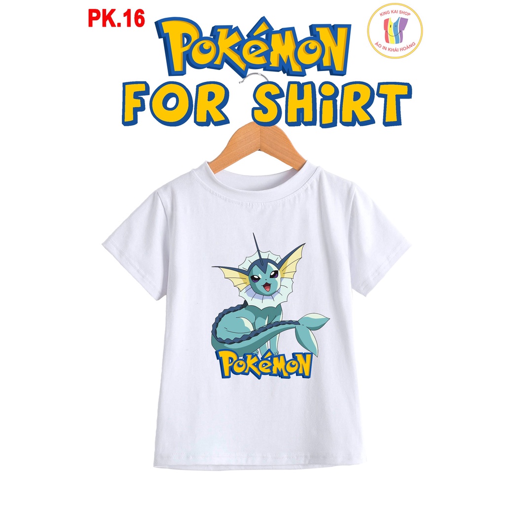 áo thun bé trai kiểu pokemon cotton co giản thoải mái