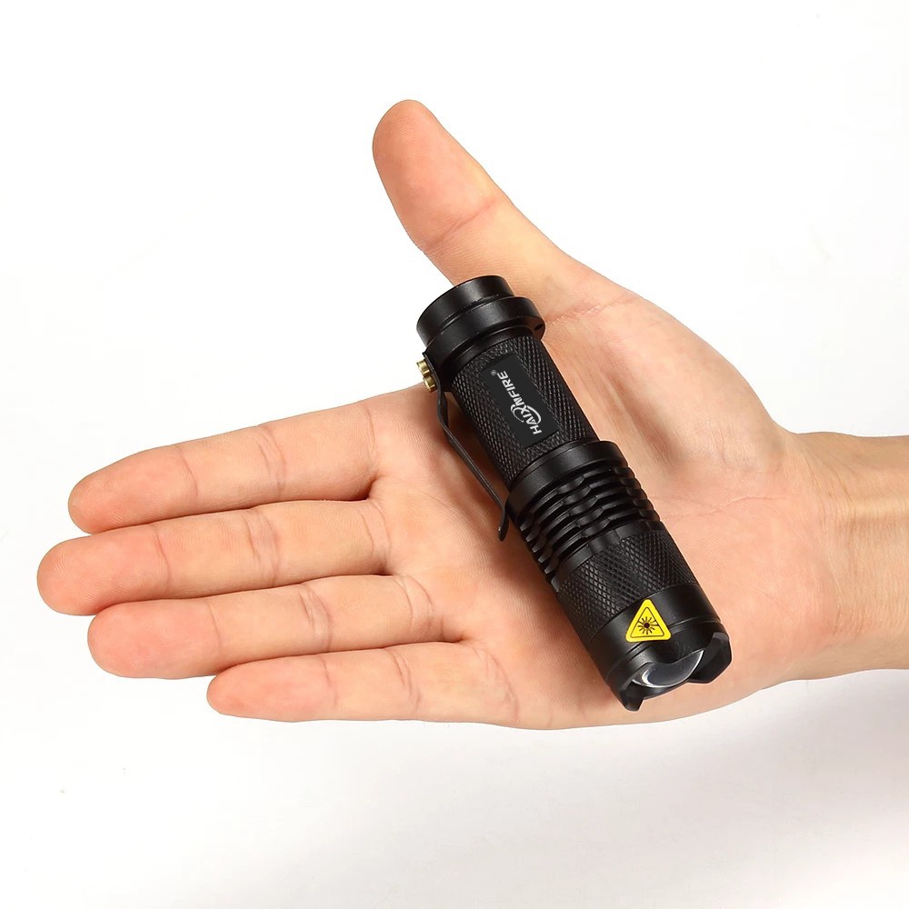 Đèn Pin Mini HaixnFire SK68 Q5 XPE Có Thể Điều Chỉnh Tiêu Cự