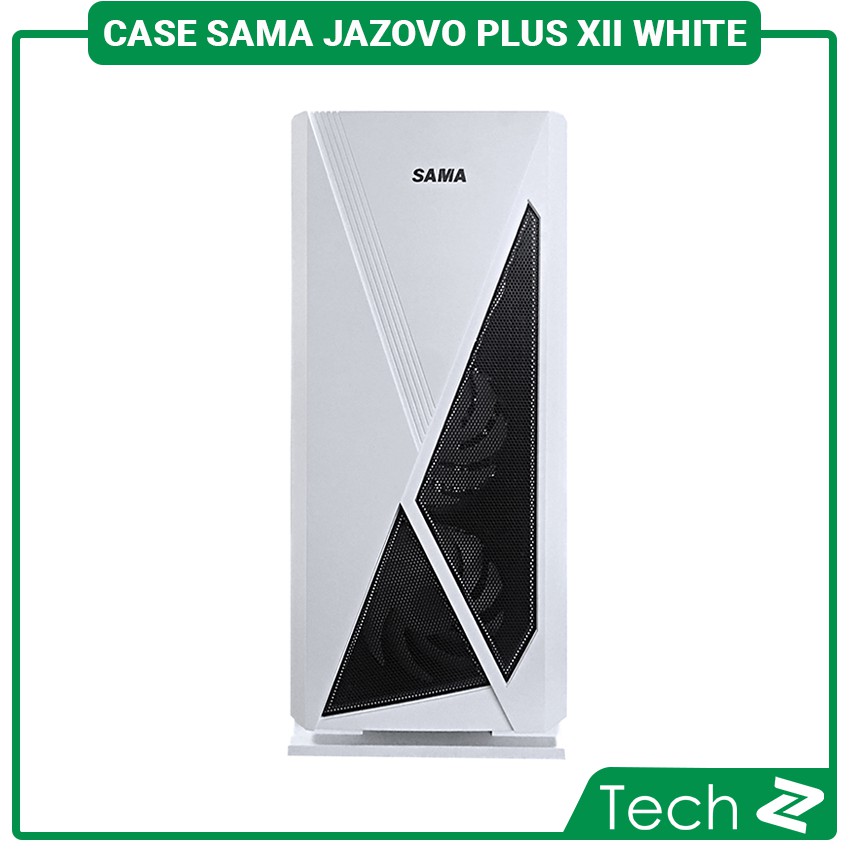 Vỏ Case SAMA Jazovo plus XII White (Mid Tower/Màu Trắng)
