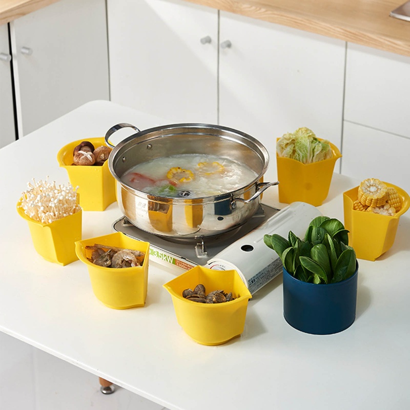 Rổ Xoay Đa Chức Năng Nhiều Ngăn Bằng Nhựa Để Ráo Nước