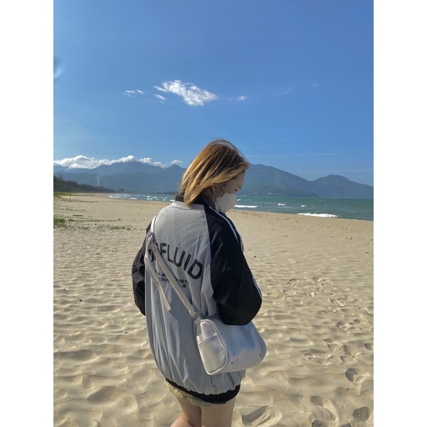 Túi trống da Pu unisex trẻ trung size trung nhỏ