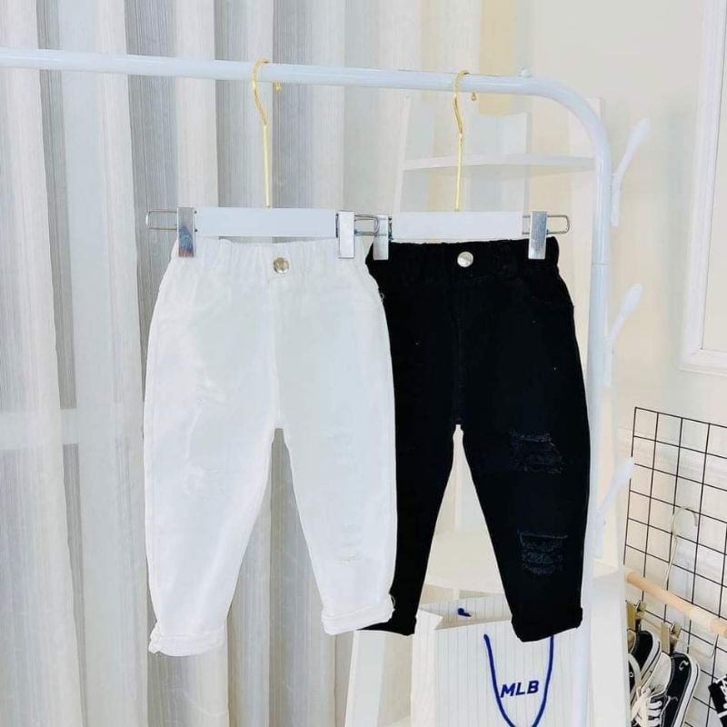 [Siêu rẻ] Quần Kaki Cho Bé Trai Và Gái Vải Kaki Mềm Co Giãn Size 14/28kg