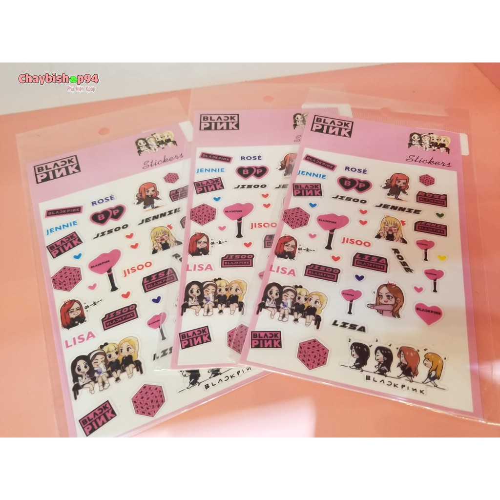 STICKER 3D dán điện thoại GOT7, X1, TWICE, BTS, EXO, BT21, BLACKPINK, SEVENTEEN