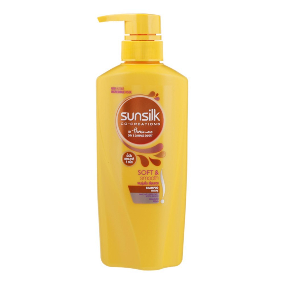 Dầu gội Sunsilk Thái Lan Mềm Mượt Diệu Kỳ 450ml (vàng)