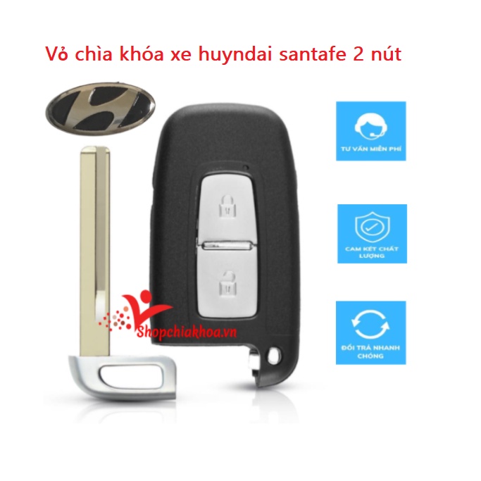 Vỏ chìa khóa smarkey Kia, Huyndai hàng chuẩn theo thông số chìa zin đầy đủ logo kèm theo