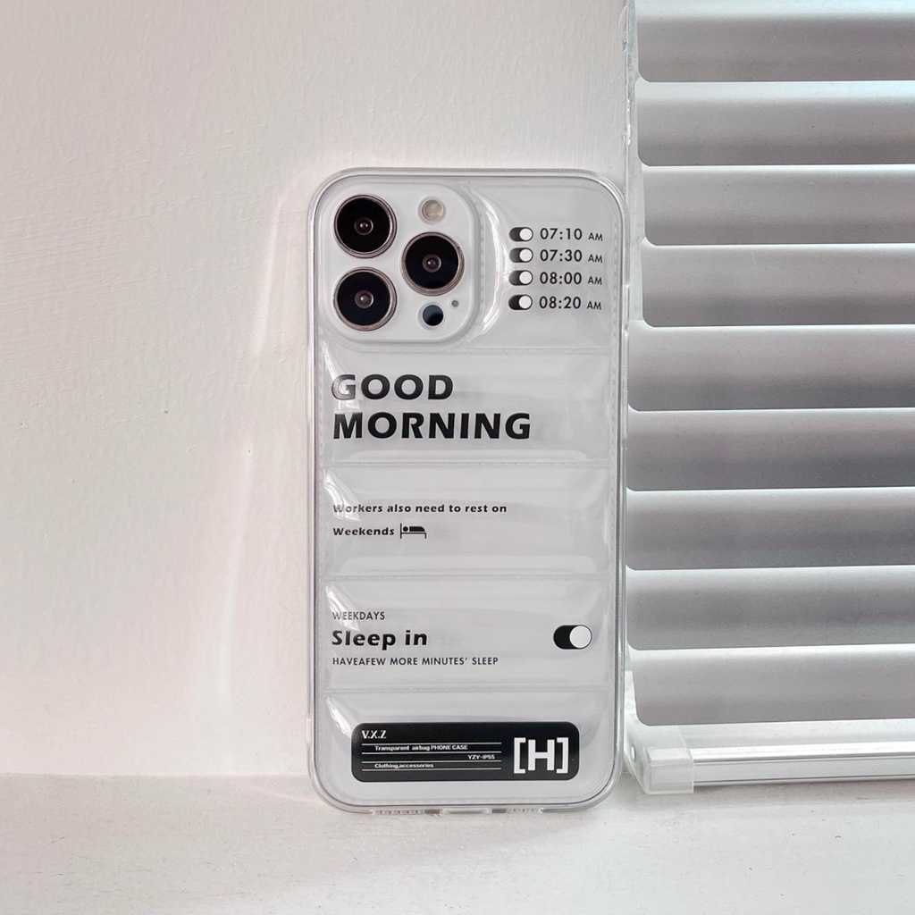 Ốp Điện Thoại Tpu Silicon Mềm Chống Sốc Họa Tiết Đồng Hồ Báo Thức Cho iphone 13 12 11 pro max x xr xsmax 7/8plus