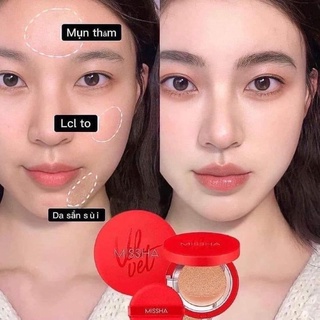 Phấn nước missha vỏ đỏ / cusion missa đỏ màu n•21 light beige