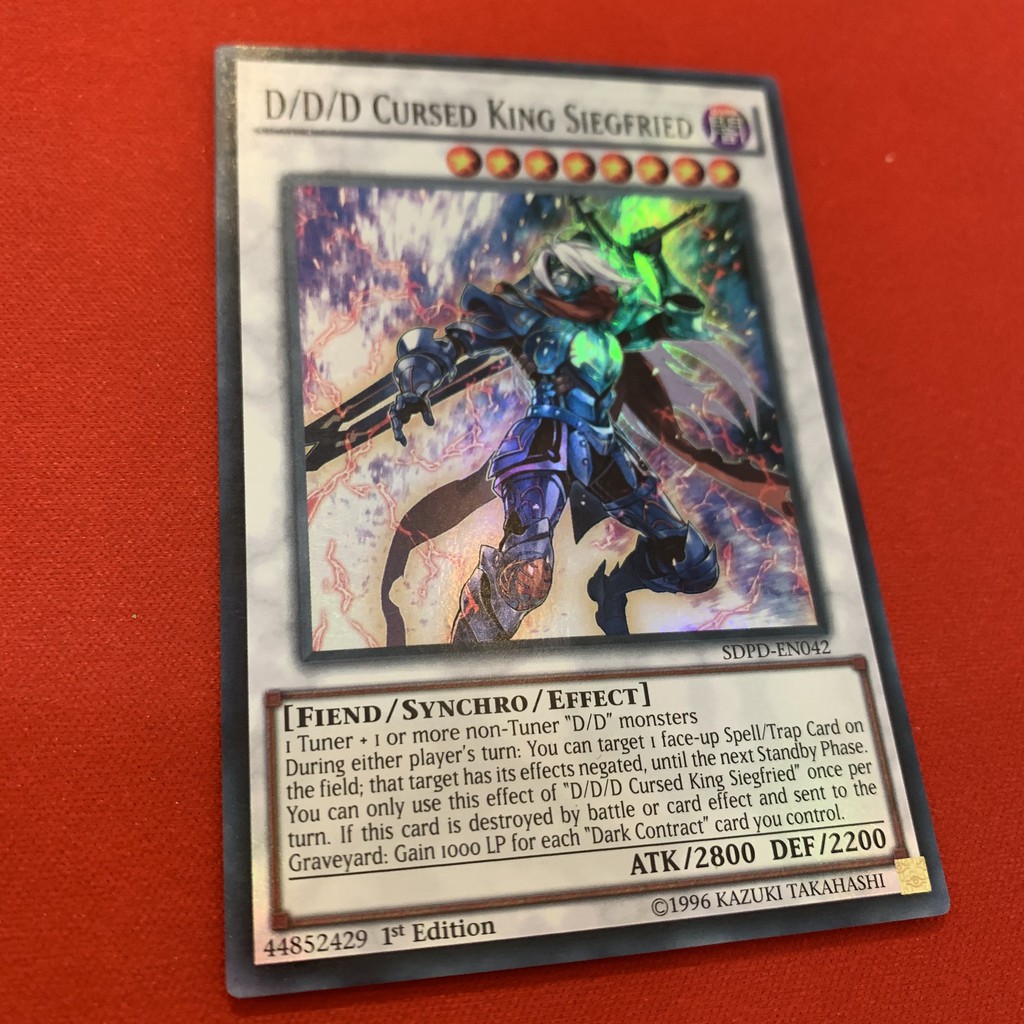 EN]Thẻ Bài Yugioh Chính Hãng] D/D/D Cursed King Siegfried