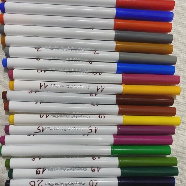 [Gam mùa hạ] bút nét thanh đậm Crayola