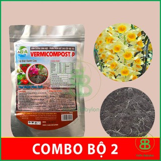 Phân Trùn quế - viên nén tan chậm 1kg - Phân Trùn quế 2 gói