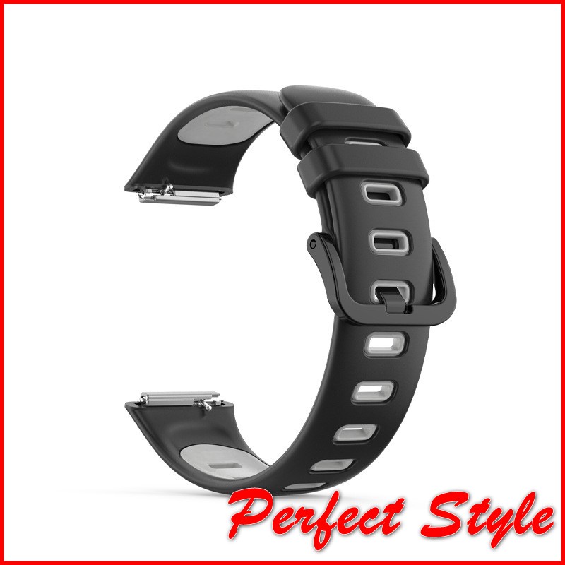 Dây đeo silicon khóa gài 2 màu đẹp mắt Huawei Band 7 Huawei Band7