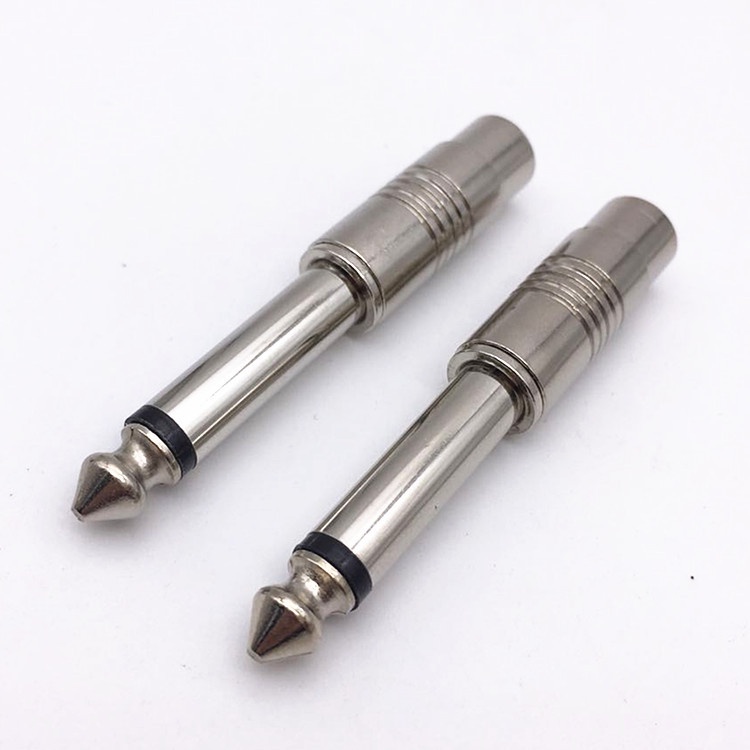 Rắc chuyển audio 6.5mm sang av bông sen mạ bạc