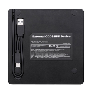 Đầu đọc đĩa DVD USB 3.0 Type-C CD/ DVD-RW cho Mac PC Windows
