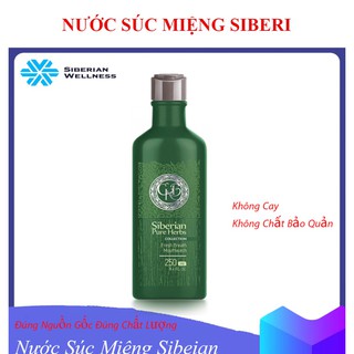 Chai nước xúc miệng cho hơi thở thơm mát Siberian Pure Herbs Collection Fresh Breath Mouthwash Siberian