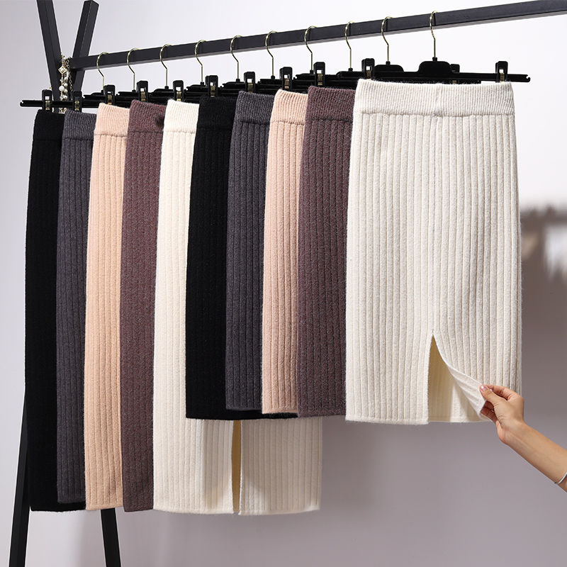 Chân Váy Len Dài Màu Đen Xẻ Tà Size Lớn 3xl Thời Trang 2020 Cho Nữ | BigBuy360 - bigbuy360.vn