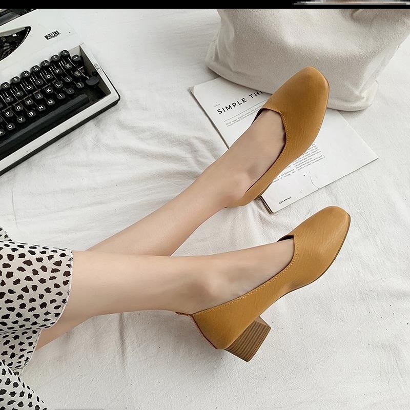 Giày Búp Bê Nữ Gót Vuông Thời Trang 21 Inch | BigBuy360 - bigbuy360.vn