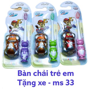 bàn chải đánh rang trẻ em tặng bup bê