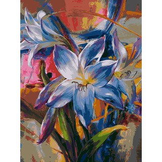 Tranh Sơn Dầu Số Hoá Tự Vẽ DIY - TUYLIP 40x50cm có khung