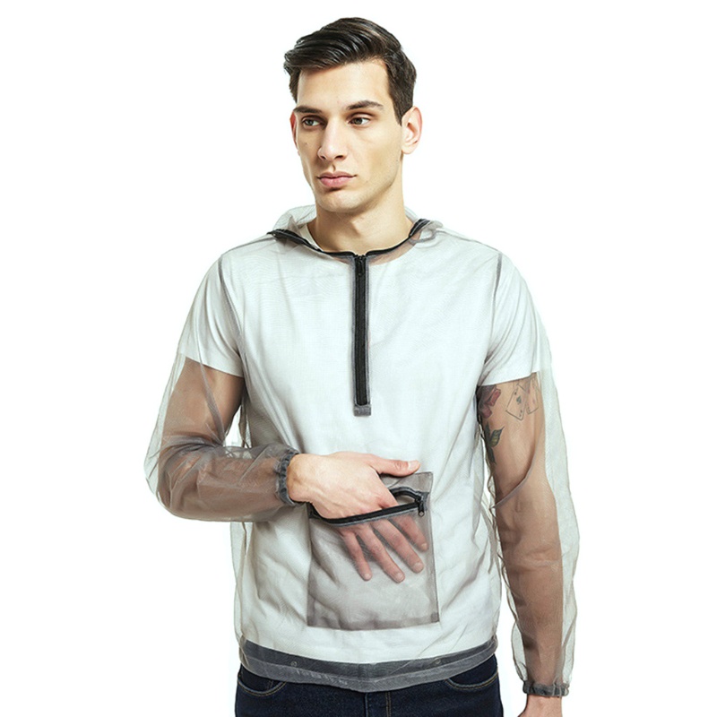 QQ Áo Khoác Chống Côn Trùng Tiện Dụng Khi Đi Cắm Trại / Đạp Xe Cho Nam Và Nữ