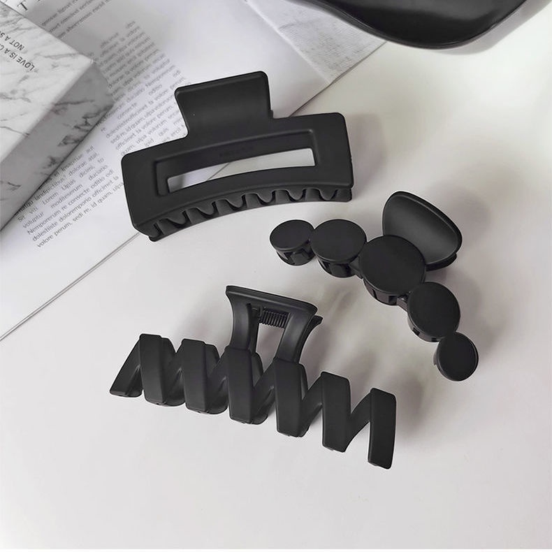 Kẹp tóc màu đen phong cách Hàn Quốc thời trang cho nữ