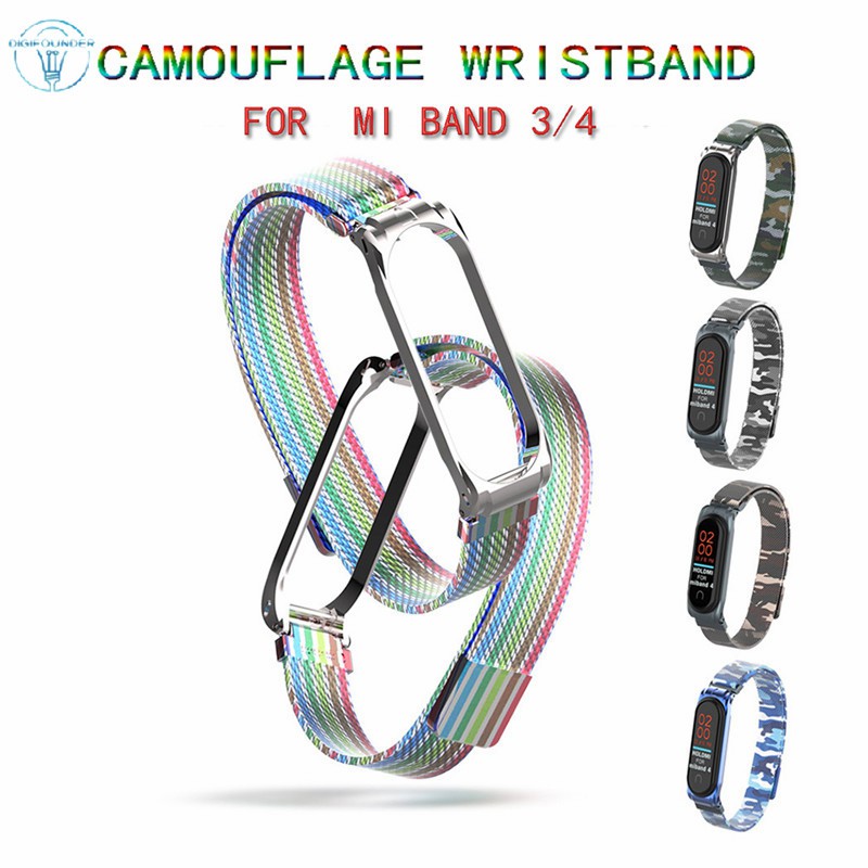 Dây đeo thay thế họa tiết bắt mắt cho đồng hồ thông minh Xiaomi Mi Band 4