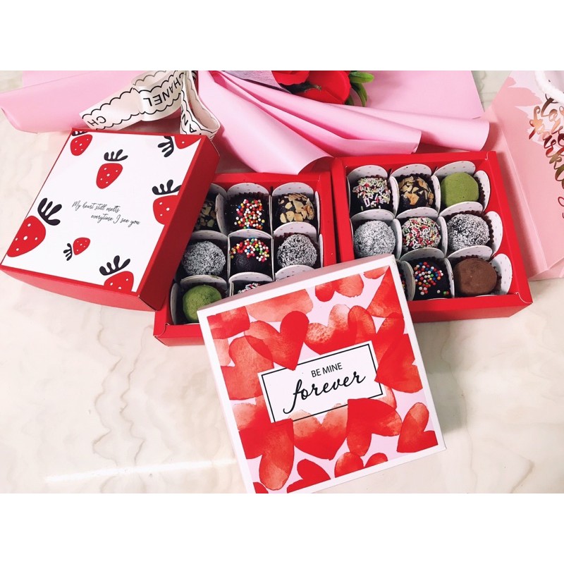 Socola Valentine, Socola tươi Truffle 12v 12 viên cao cấp