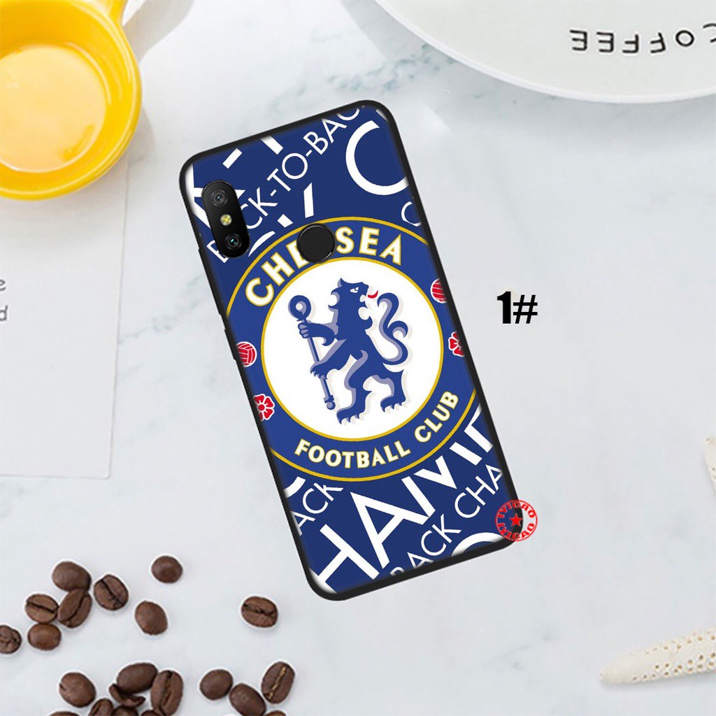 Ốp Điện Thoại Silicon Dẻo Họa Tiết Logo Đội Bóng Chelsea Cho Xiaomi Redmi Note 5 6 7 Pro Plus 5a 37lo