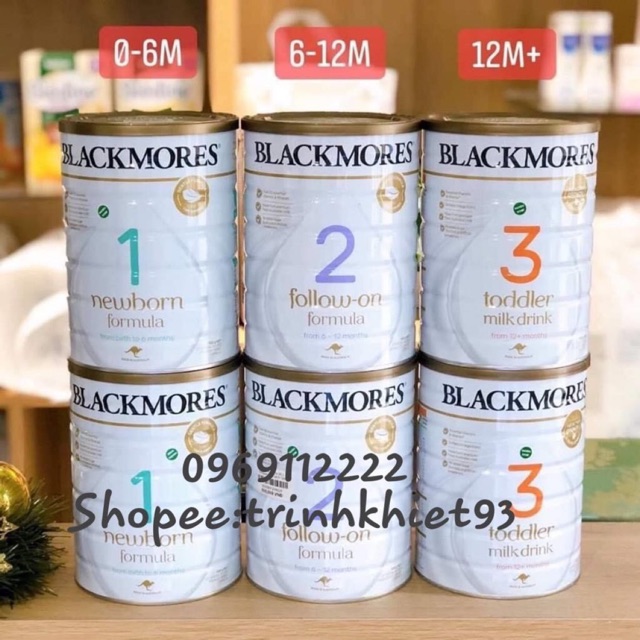 HCM- giá tôt  Sữa BLACKMORES số 1,2,3 900gr