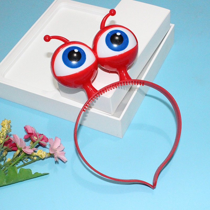 Băng Đô Cài Tóc Có Đèn LED Hình Người Ngoài Hành Tinh Cho Bé