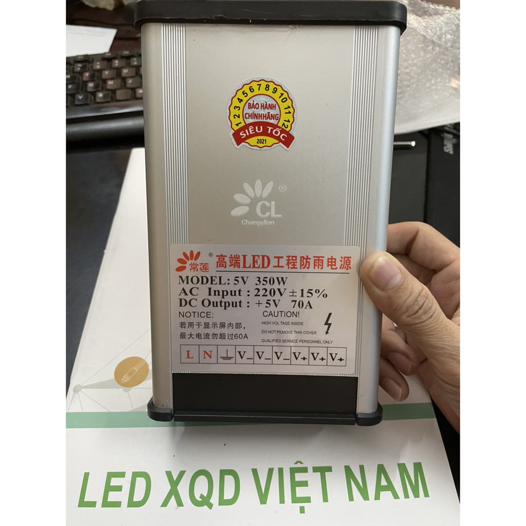 NGUỒN ĐÈN LED 5V70A /350W NGOÀI TRỜI [ CHÍNH HÃNG CL ] - NGUỒN 5V70A /350W NGOÀI TRỜI VỎ NHÔM