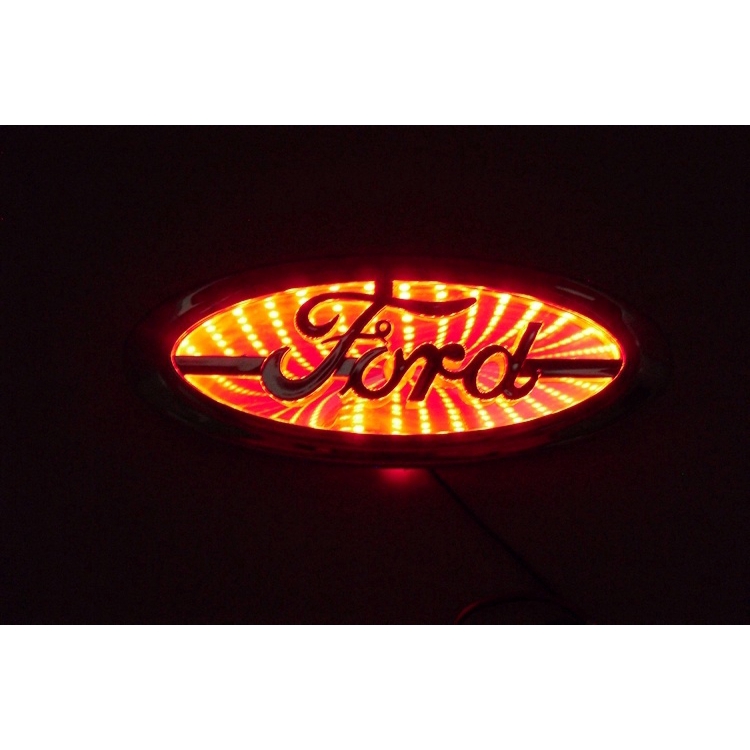 Logo Ford 3D Có Đèn Led Dùng Để Trang Trí Đuôi Xe Hơi