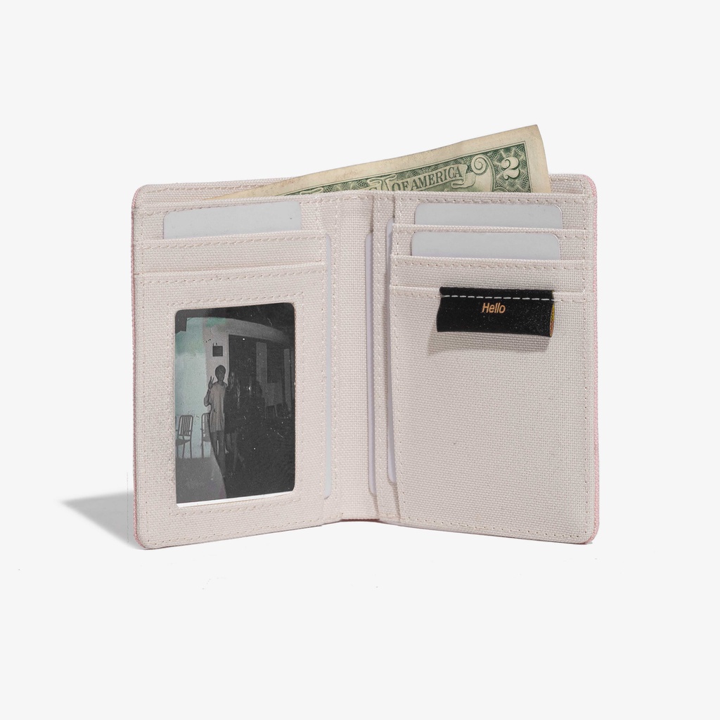 Ví vải gập đôi DIM Basic Wallet 2 Form Đứng - Pastel Color