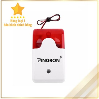 [FreeShip – Clip thật] Loa Hú Báo Động Sáng Đèn Có Điều Chỉnh Âm Lượng PINGRON PR-S04