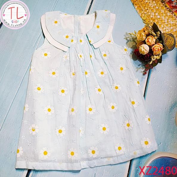 Thời trang trẻ em - Đầm cho bé hoa cúc nhỏ- Quần áo bé gái - Bộ bé gái