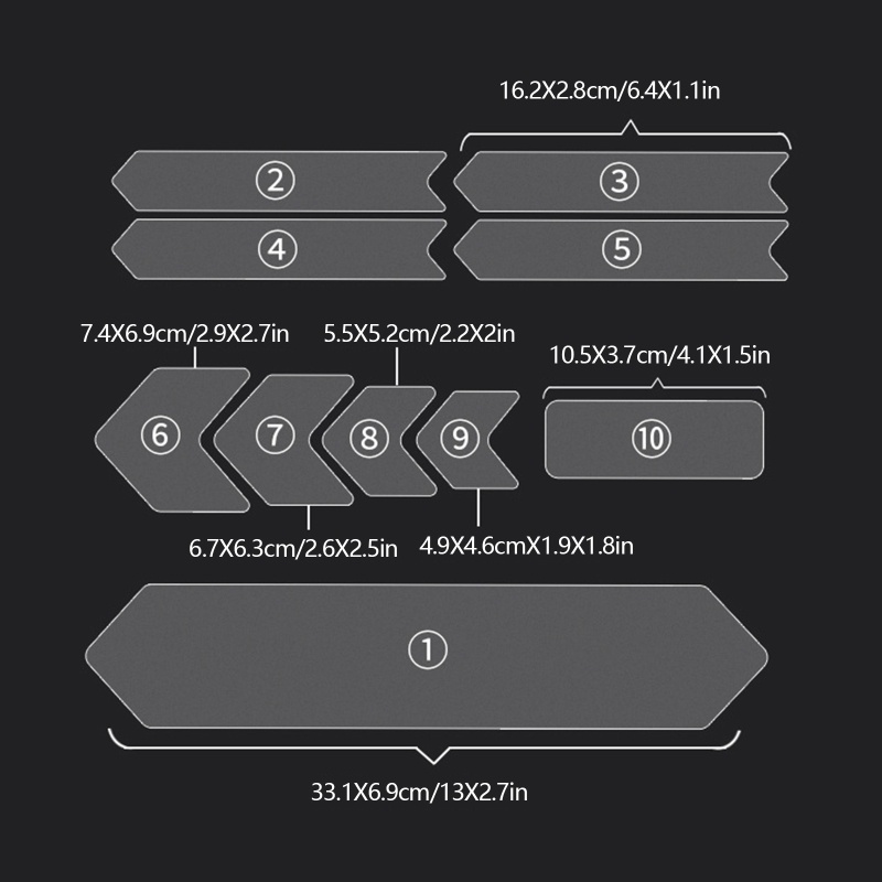 QQ Miếng Dán Khung Xe Đạp Chống Trầy Chống Thấm Nước Tiện Dụng