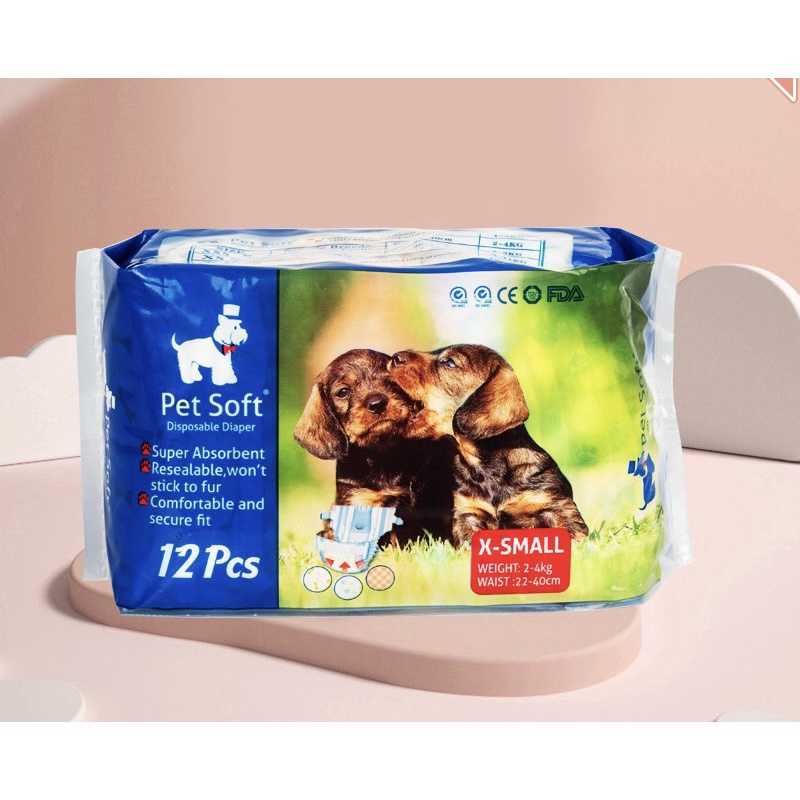 Bịch bỉm cho chó mèo 12 miếng