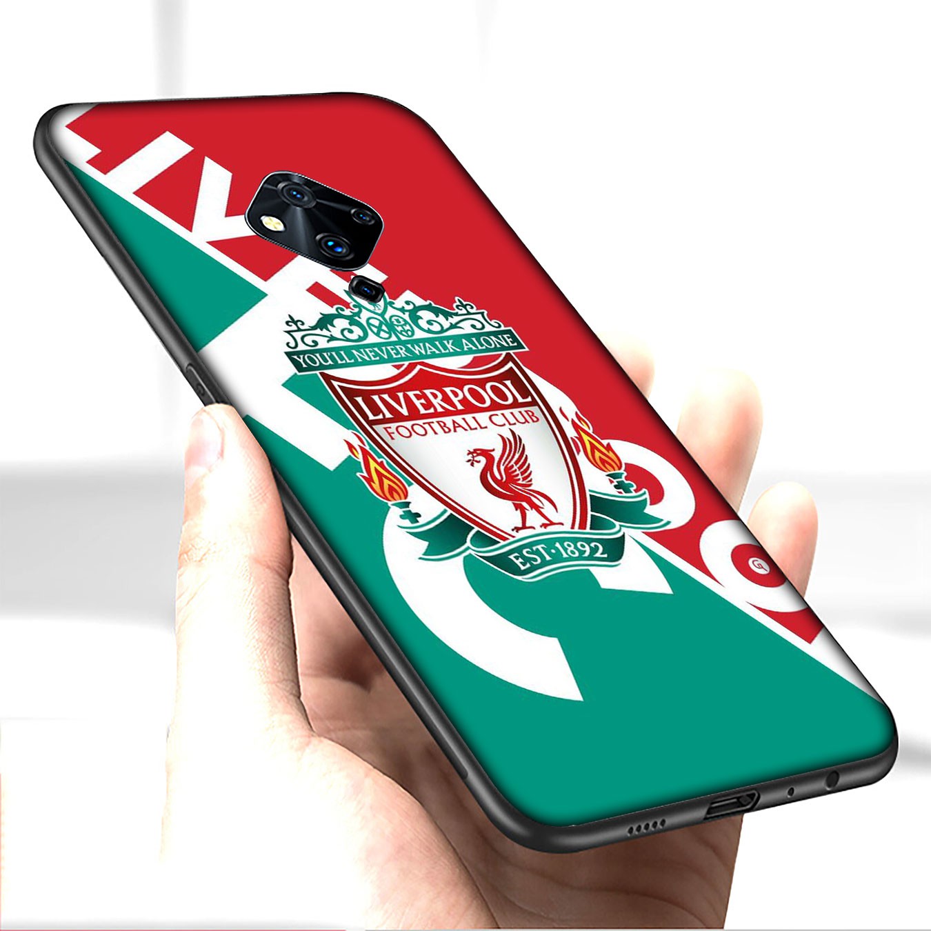 Ốp điện thoại silicon mềm hình Liverpool màu đỏ cho Huawei P30 Pro Lite Y6 Y7 Y9 Prime 2019 2018 Y9Prime