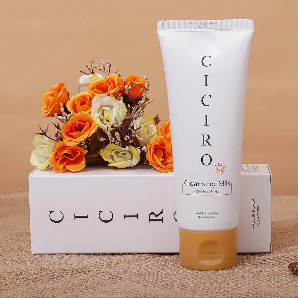 Sữa rửa mặt Hàn Quốc Ciciro - Cleansing milk Ciciro giúp làm sạch da, loại bỏ bụi bẩn và bã nhờn trên da, ngăn ngừa mụn