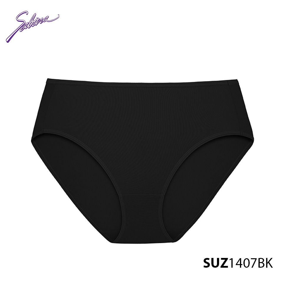 Quần Lót Lưng Vừa Cạp Cao Size Lớn Màu Trơn Panty Zone By Sabina SUZ1407