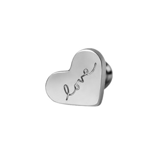 Hạt Charm Heart đồng hồ